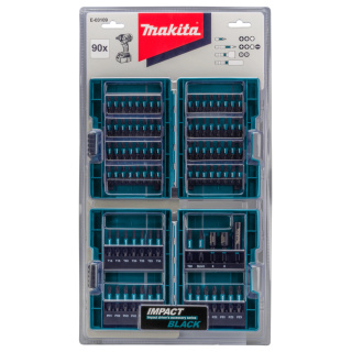 Makita - Slagschroefbitset 90 delig impact black