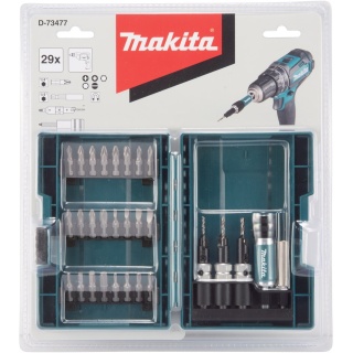 Makita - Boor/schroefbitset quad drive 29 delig D-73477