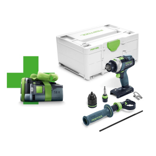 Festool accu schroef/klopboor machine TPC18/4+gratis accu