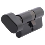 Oxloc Profielcilinder met knop SKG** Zwart 30/30